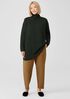 Merino Wool Turtleneck Long Top