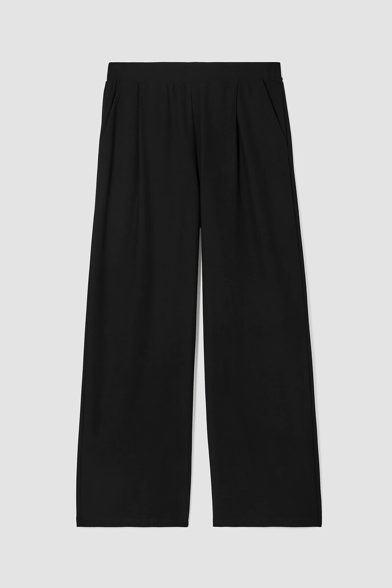 Washable Stretch Crepe High-Waisted Wide Pant Washable Stretch Crepe High-Waisted Wide Pant