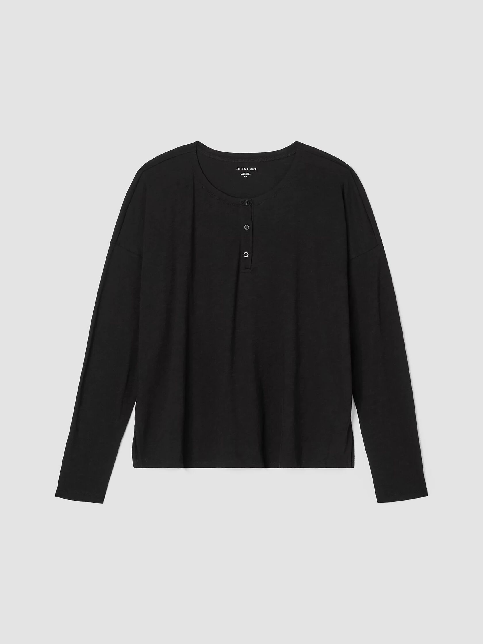Organic Cotton Slub Henley Top