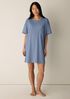 Organic Cotton Interlock Crew Neck Sleep Dress