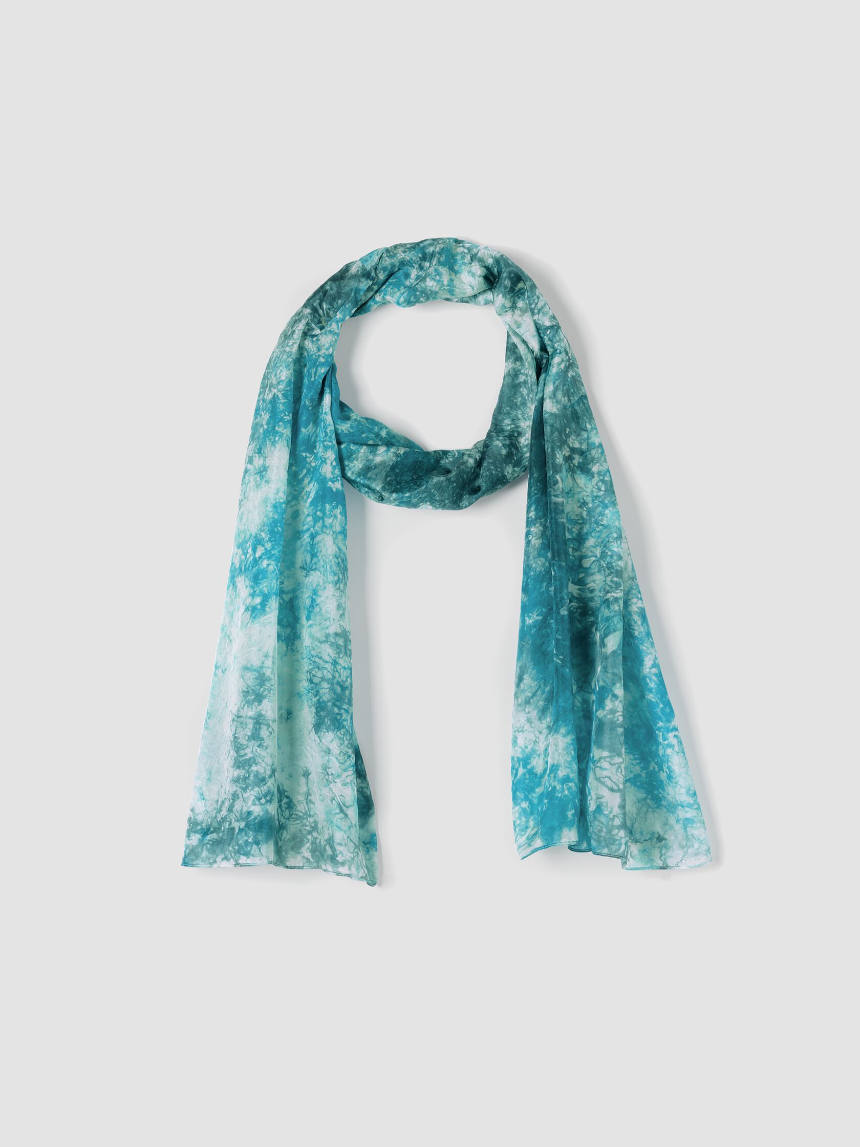Hand-Dyed Silk Scarf