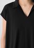 Fine Jersey Split Neck Top