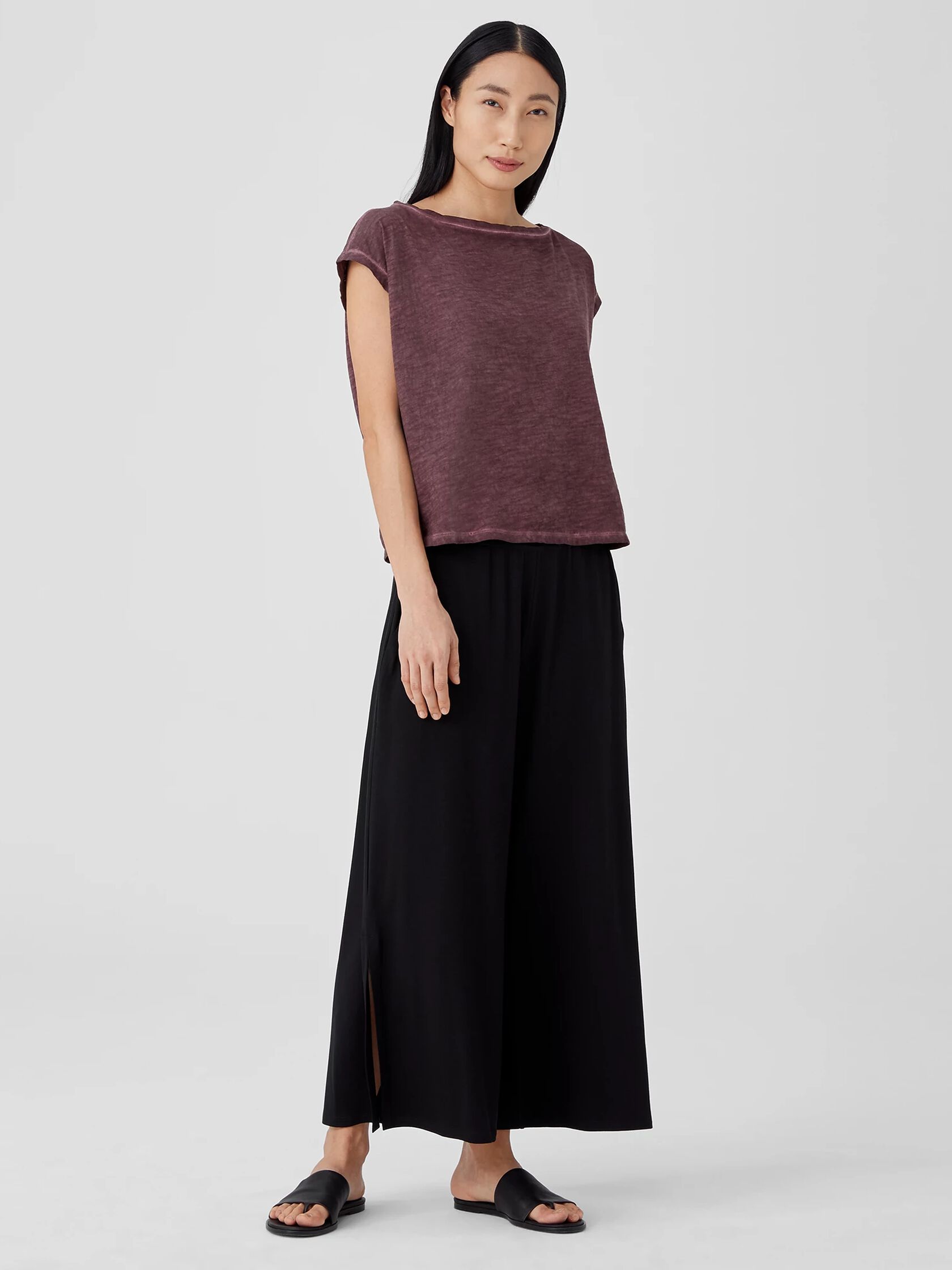 Pigment-Dyed Organic Cotton Square Top