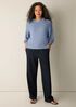 Peruvian Organic Cotton Cord Jersey Crew Neck Top