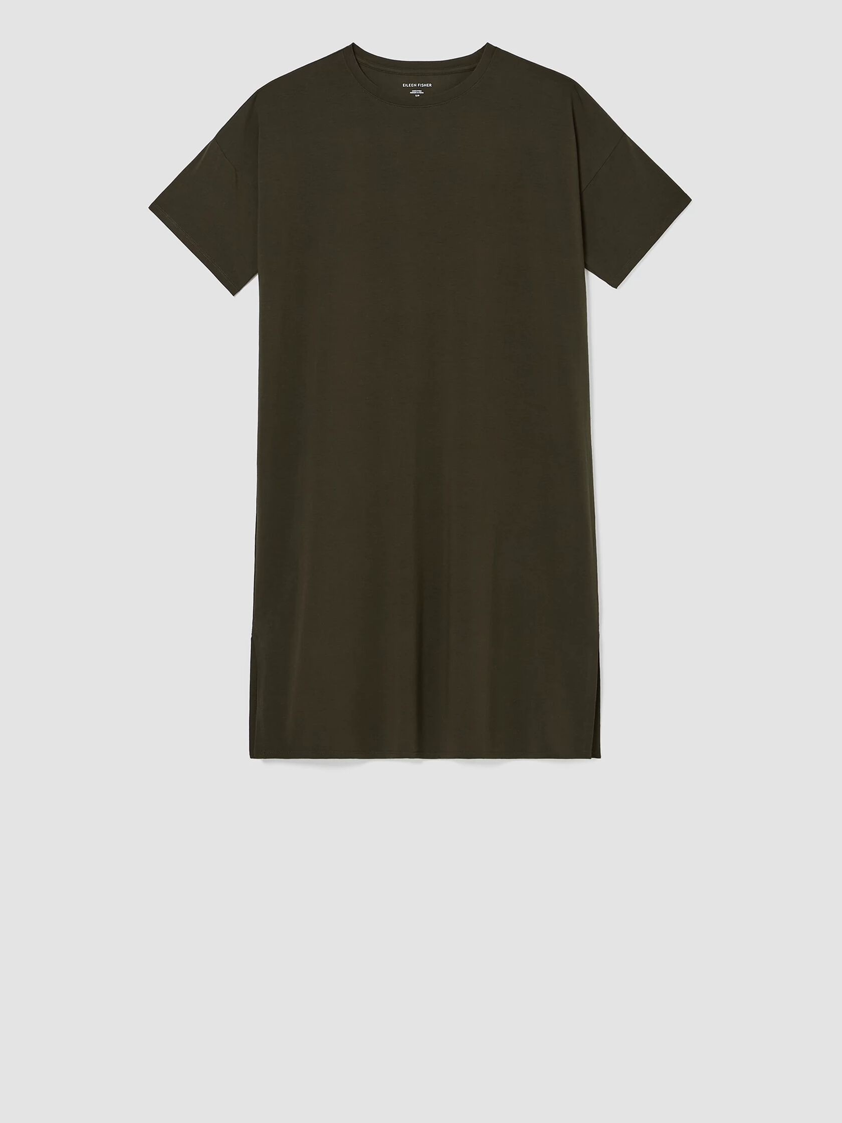 Pima Cotton Stretch Jersey T-Shirt Dress
