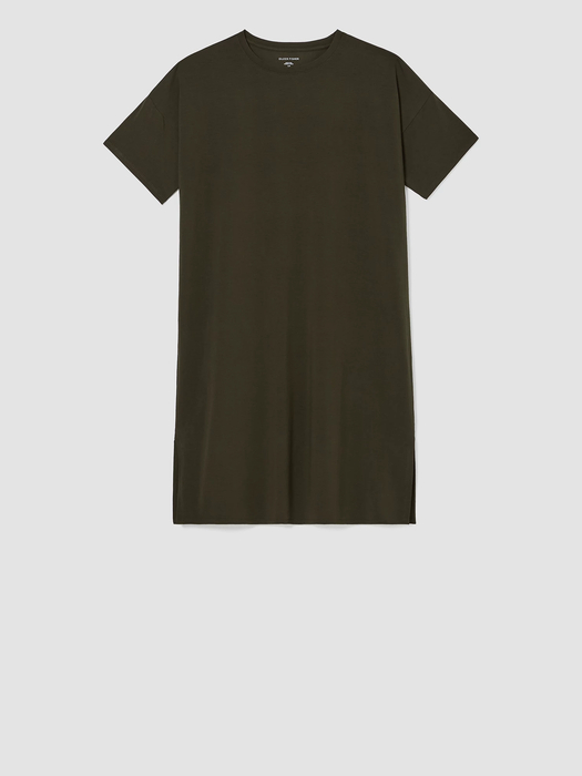 Pima Cotton Stretch Jersey T-Shirt Dress