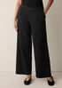 Garment-Dyed Organic Cotton Terry Wide-Leg Pant