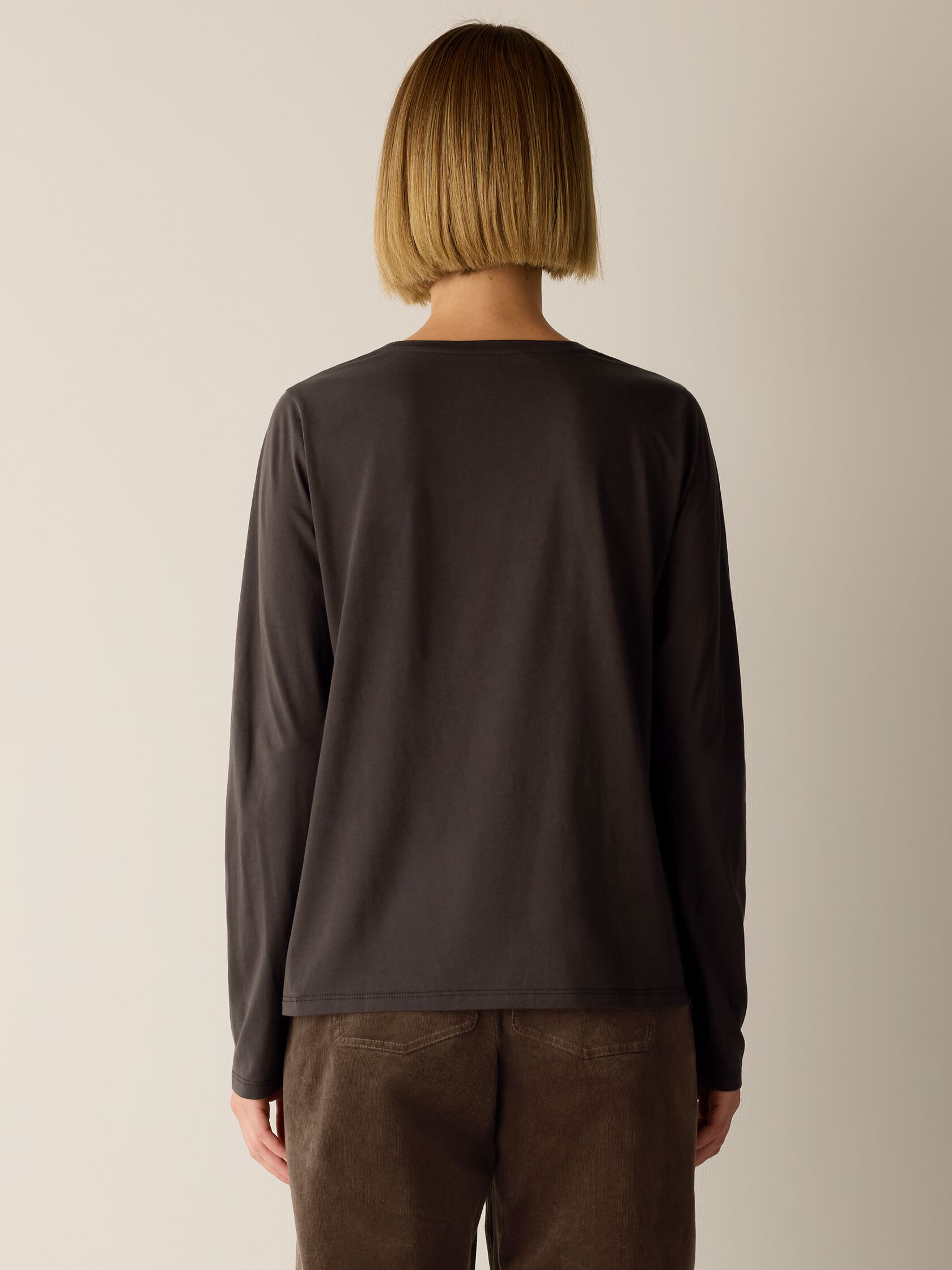 Organic Pima Cotton Jersey Long-Sleeve Tee