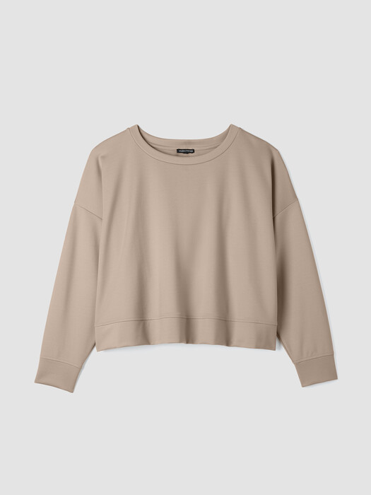 Lightweight Ponte Round Neck Top