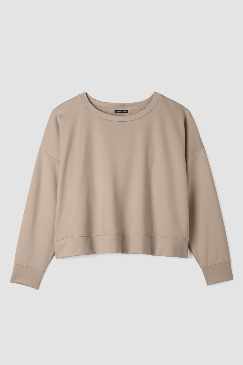 Lightweight Ponte Round Neck Top Lightweight Ponte Round Neck Top