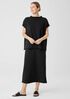 Organic Cotton French Terry Funnel Neck Top
