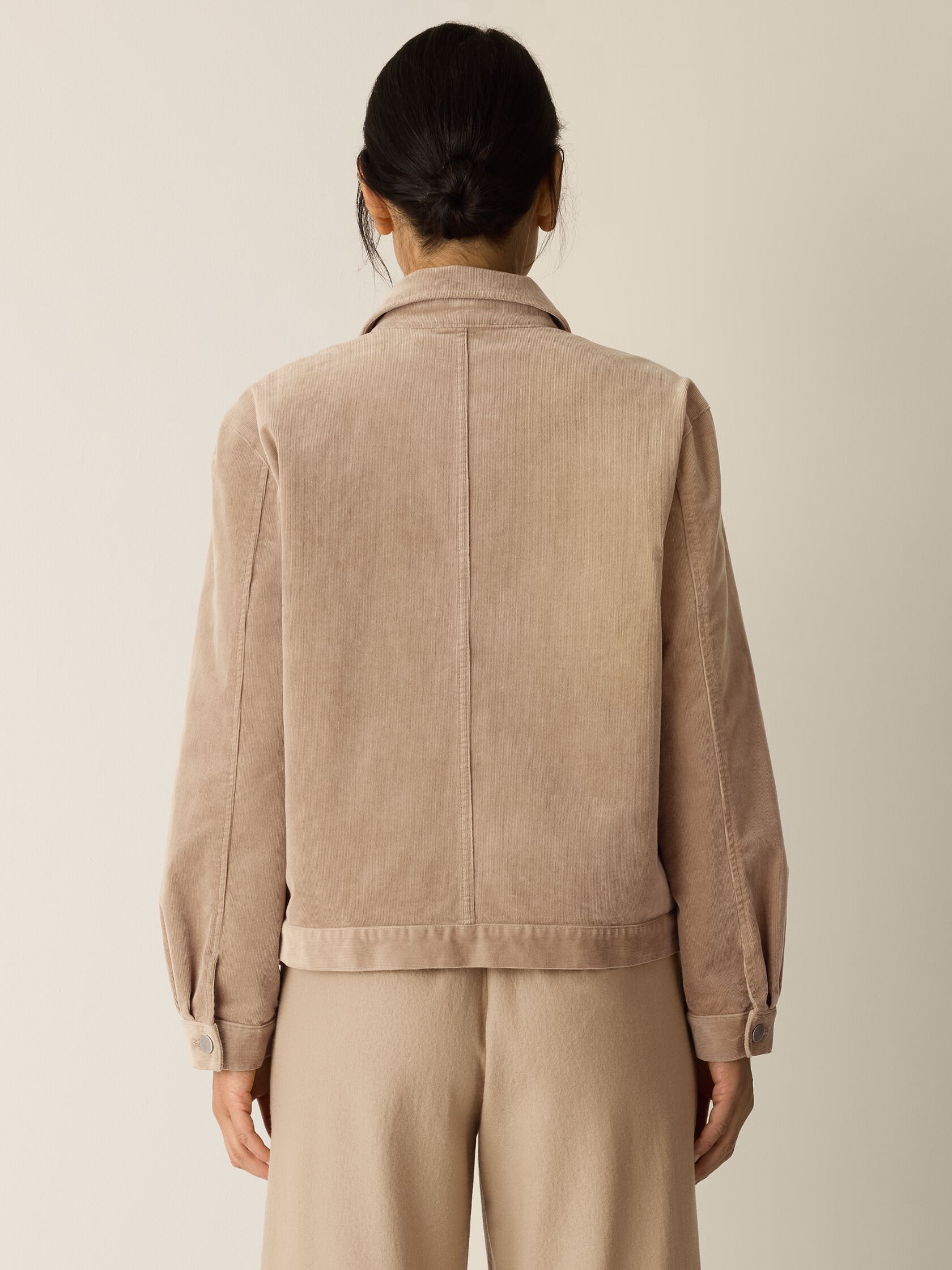 Organic Cotton Stretch Corduroy Jacket