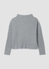 Recycled Wool Cashmere Funnel Neck Top