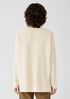Organic Linen Cotton Crew Neck Box-Top