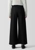 Felted Wool Jersey Wide-Leg Pant in Regenerative Wool