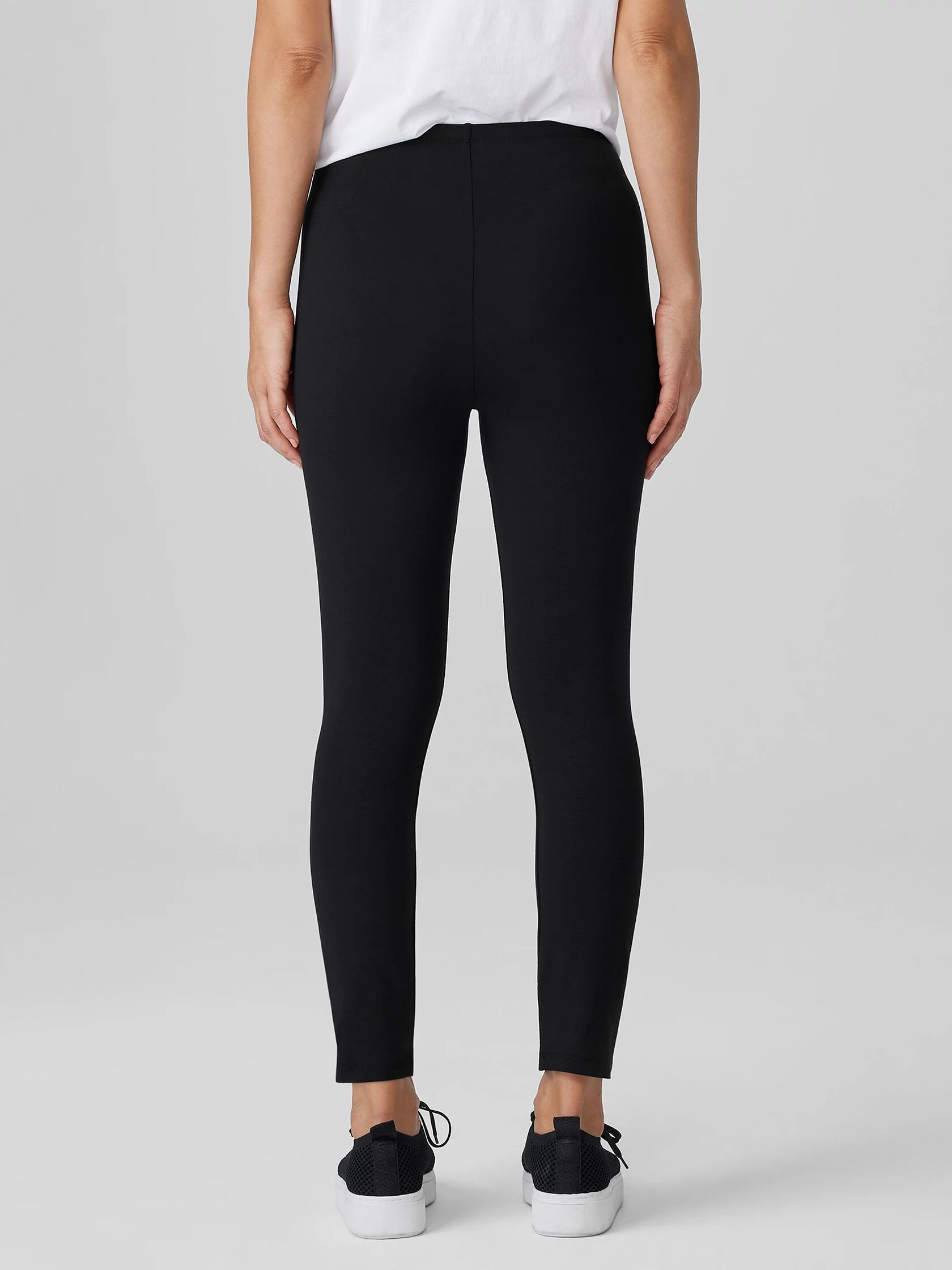 Lightweight Cotton Stretch Jersey Leggings