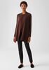 Ultrafine Merino Long Cardigan in Responsible Wool