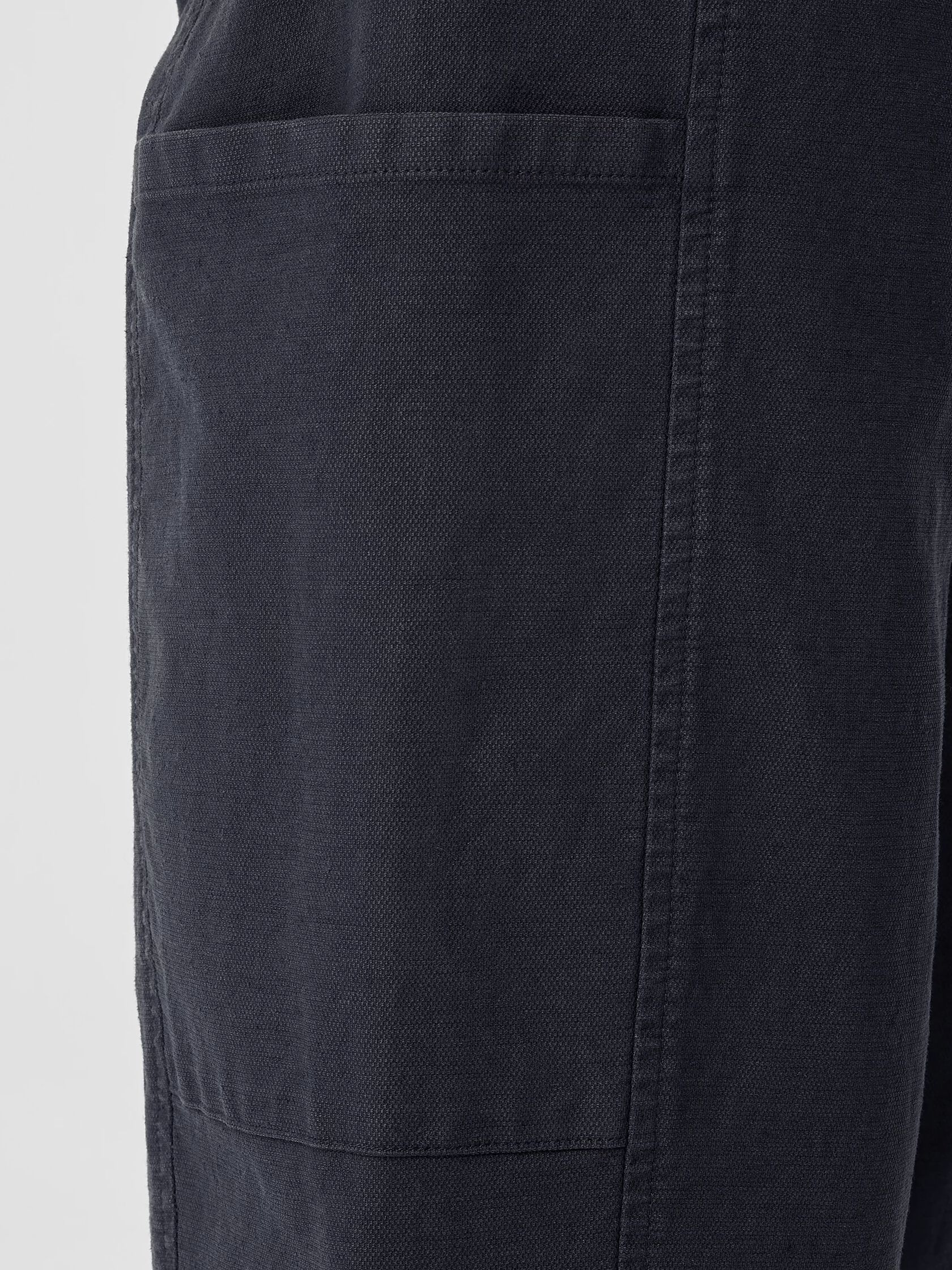 Cotton Hemp Stretch Lantern Pant