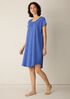 Organic Cotton Interlock Henley Sleep Dress