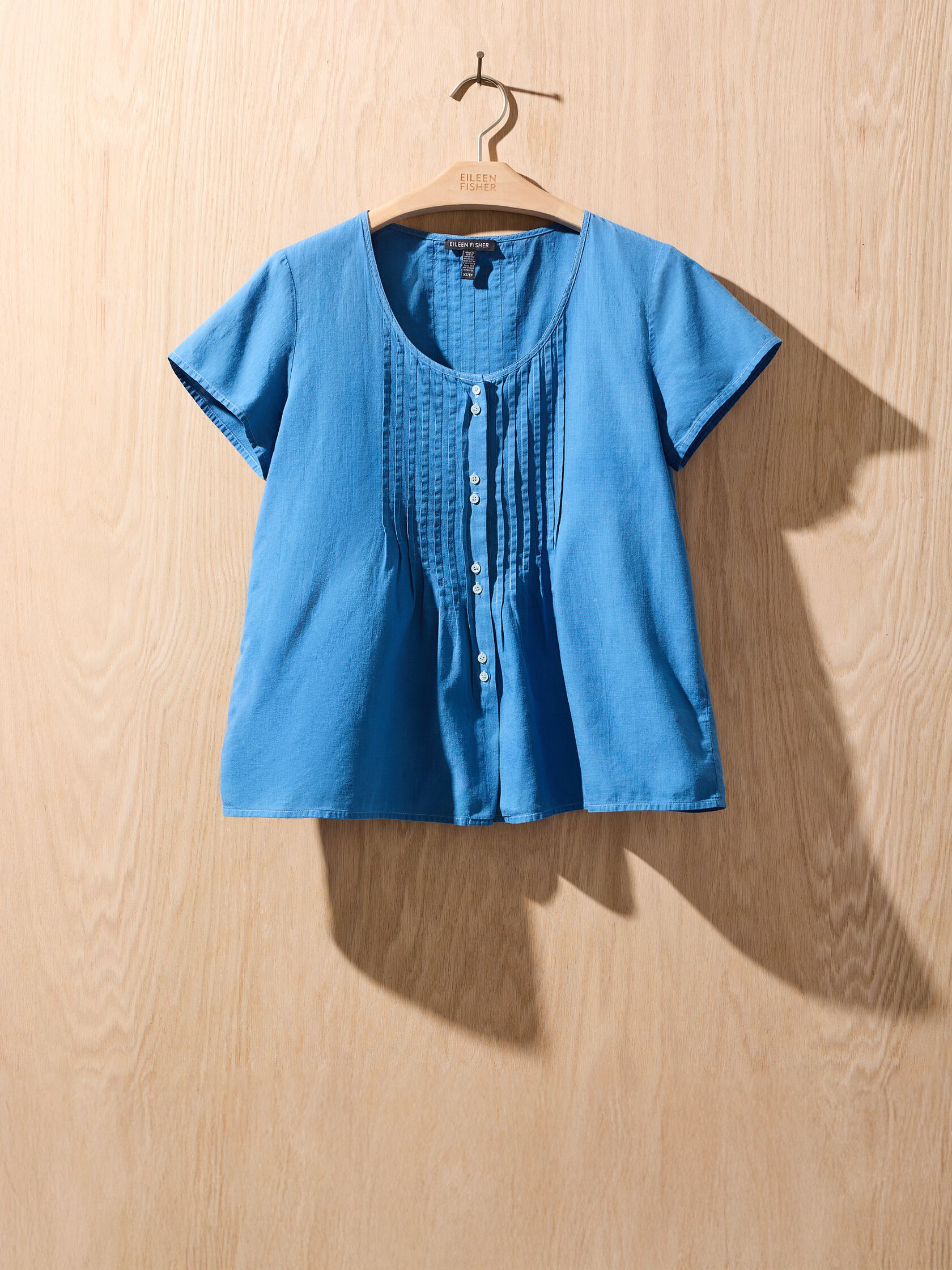 Renew Airy Cotton Shirt, XS