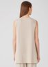 Ribbed Organic Cotton Blend Long Top