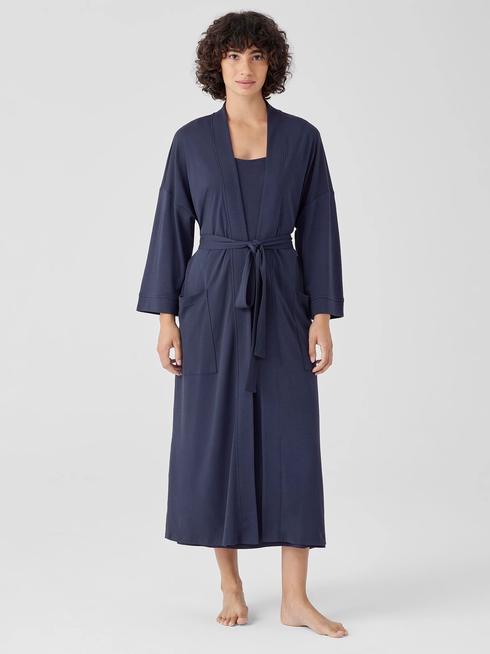 Organic Cotton Interlock Sleep Robe