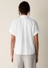 Organic Cotton Voile Box Notch Collar Shirt