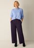 Washable Flex Ponte Wide-Leg Pant