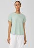 Organic Pima Cotton Jersey Round Neck Tee