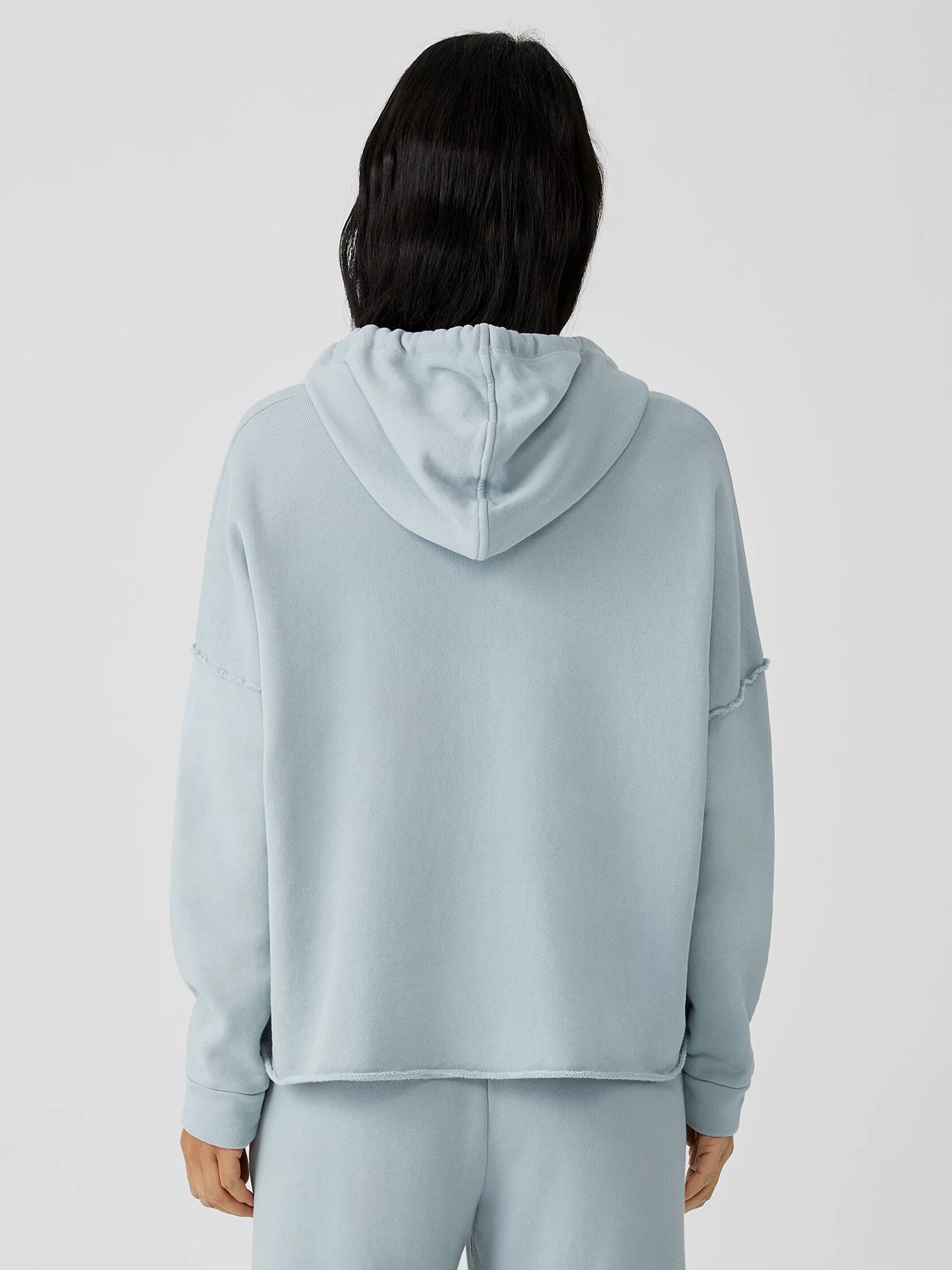 Organic Cotton French Terry Hooded Top