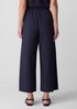 Washed Organic Cotton Poplin Wide-Leg Pant