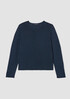 Peruvian Cotton Blend Jewel Neck Top