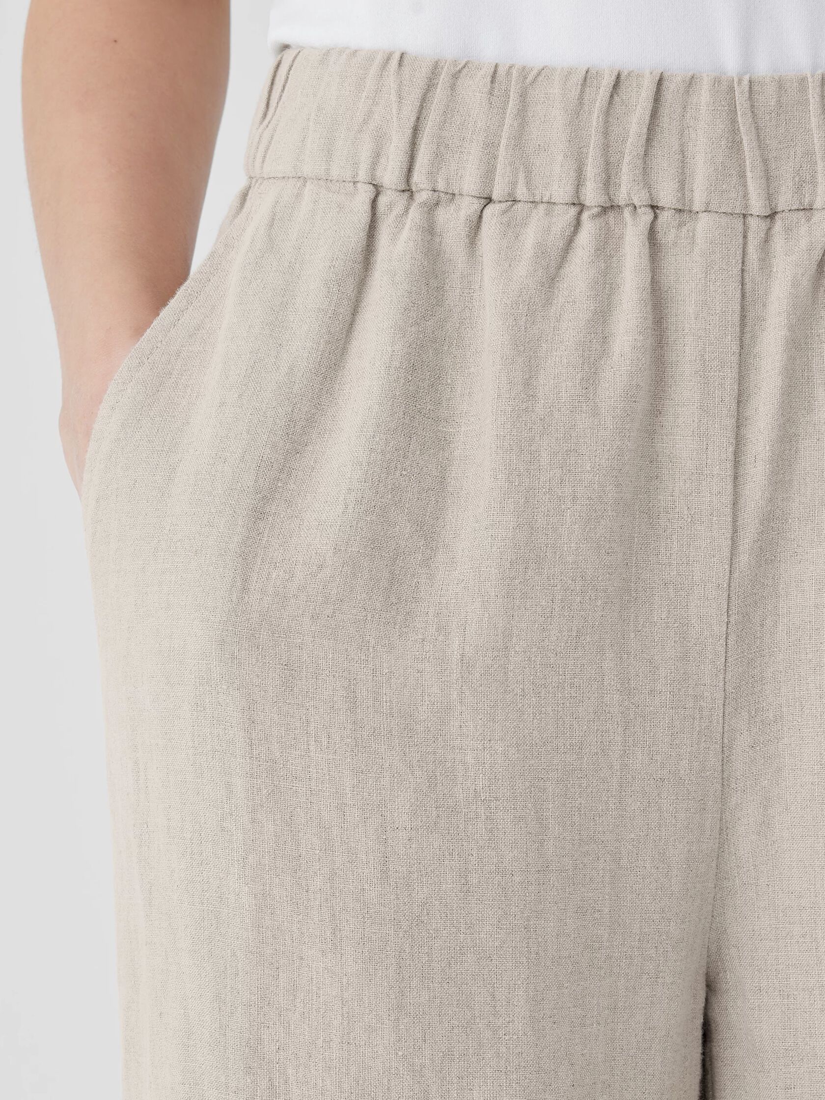 Organic Linen Wide-Leg Pant