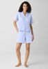 Organic Cotton Interlock Notch Collar Sleep Shirt