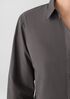 Washed Organic Cotton Poplin Classic Collar Short Shirt