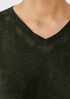 Organic Cotton Hazy Slub V-Neck Tee