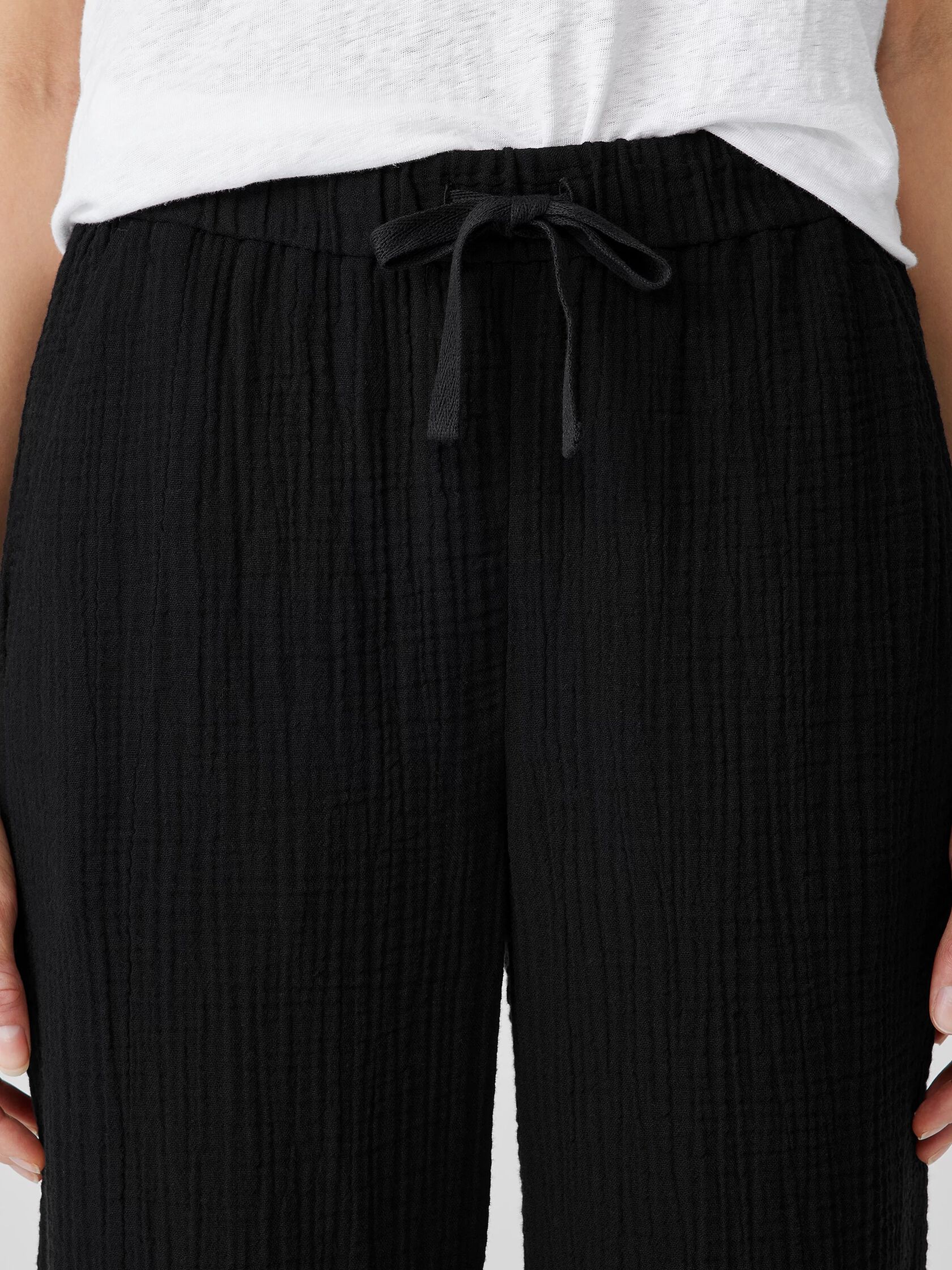 Organic Cotton Lofty Gauze Straight Pant