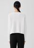 Cotton Fluff Crew Neck Top