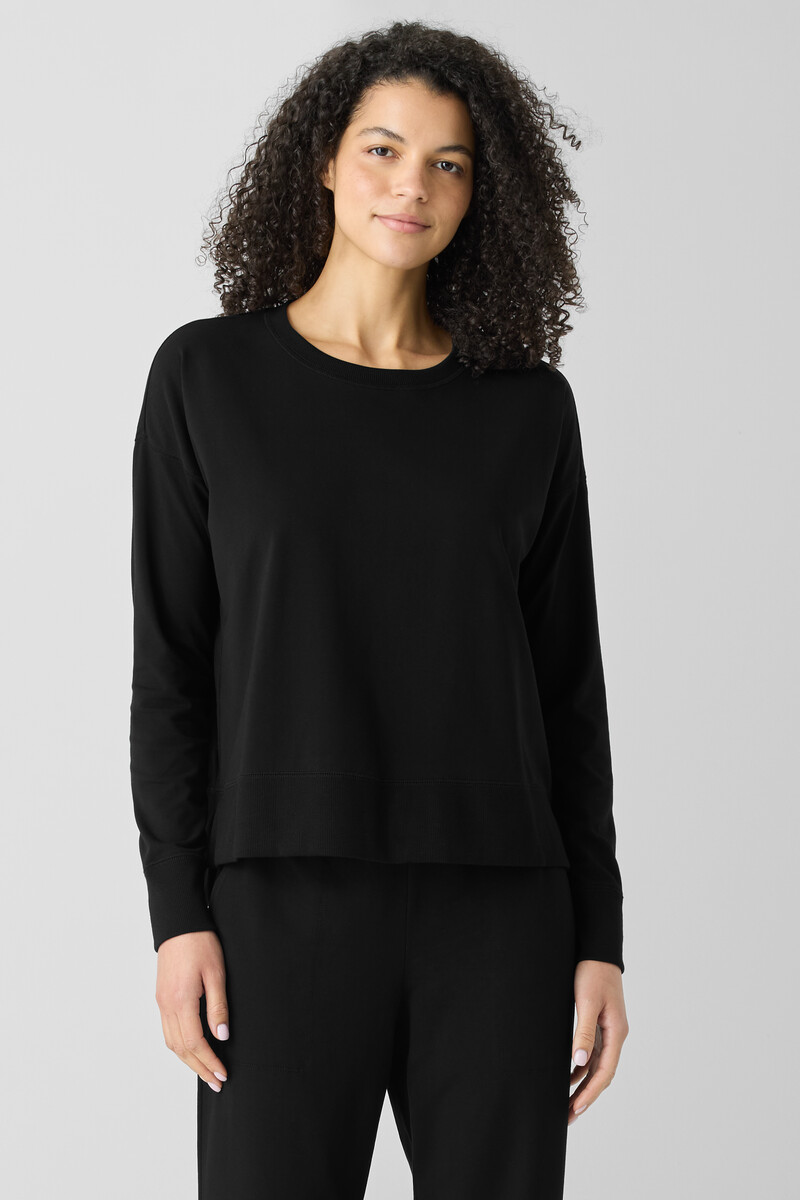 Pima Cotton Stretch Jersey Box-Top Pima Cotton Stretch Jersey Box-Top
