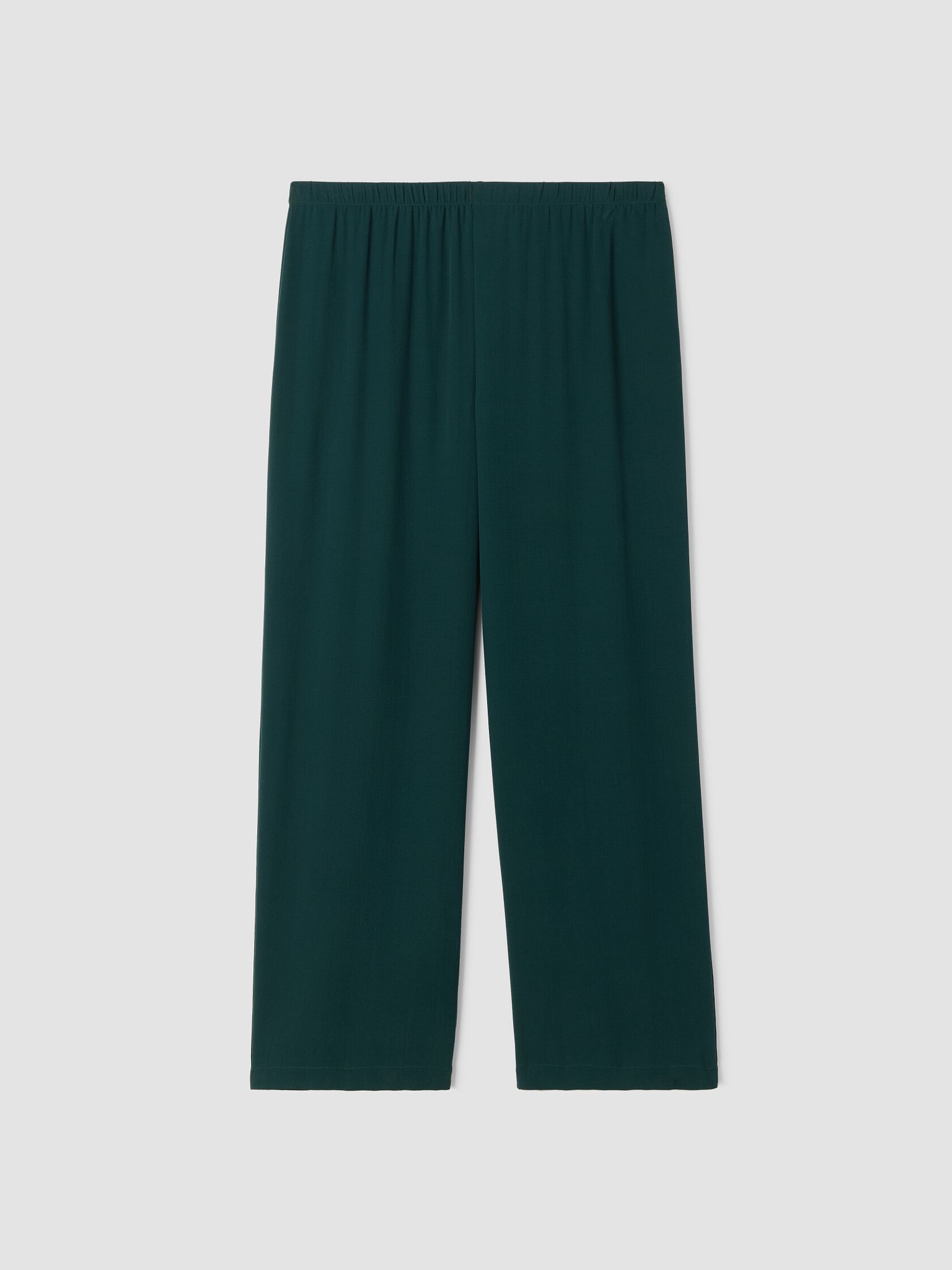 Silk Georgette Crepe Straight Pant