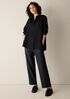 Silk Twill Classic Collar Shirt