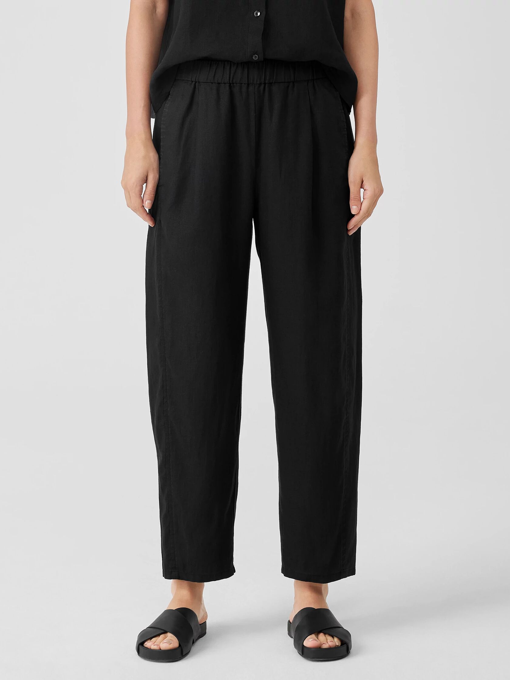 Organic Linen Lantern Pant