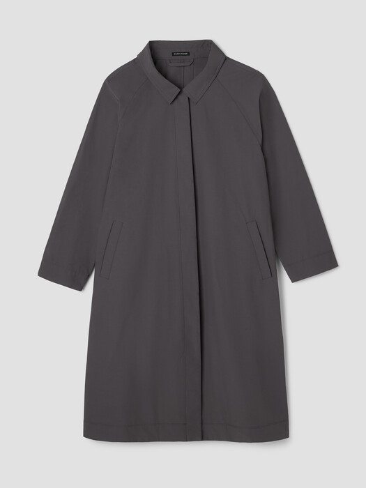 Light Cotton Nylon Classic Collar Coat