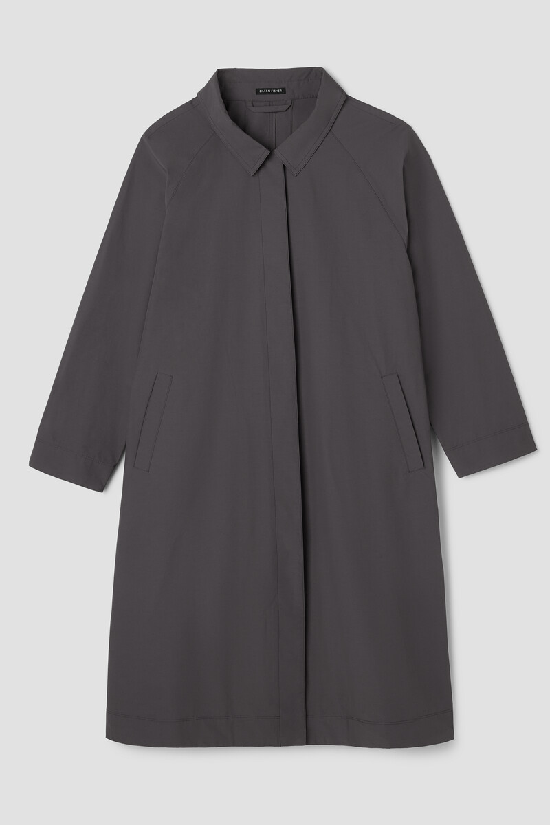 Light Cotton Nylon Classic Collar Coat Light Cotton Nylon Classic Collar Coat