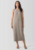 Stretch Jersey Knit Round Neck Dress