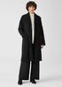Boucle Wool Knit Long Coat