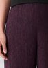 Woven Plissé Wide-Leg Pant