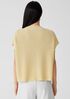 Organic Linen Cotton Mock Neck Top