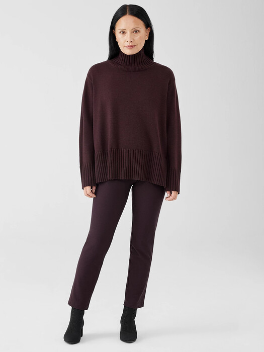 Washable Stretch Crepe Slim Pant