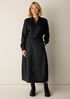M&eacute;lange Felted Wool Jersey Lantern Skirt in&nbsp;Regenerative Wool